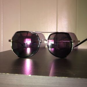 Large Chrome Sunglasses